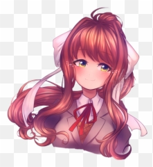 Monika Doki Literature Club - Monica Doki Doki Fanart Png,Monika Png