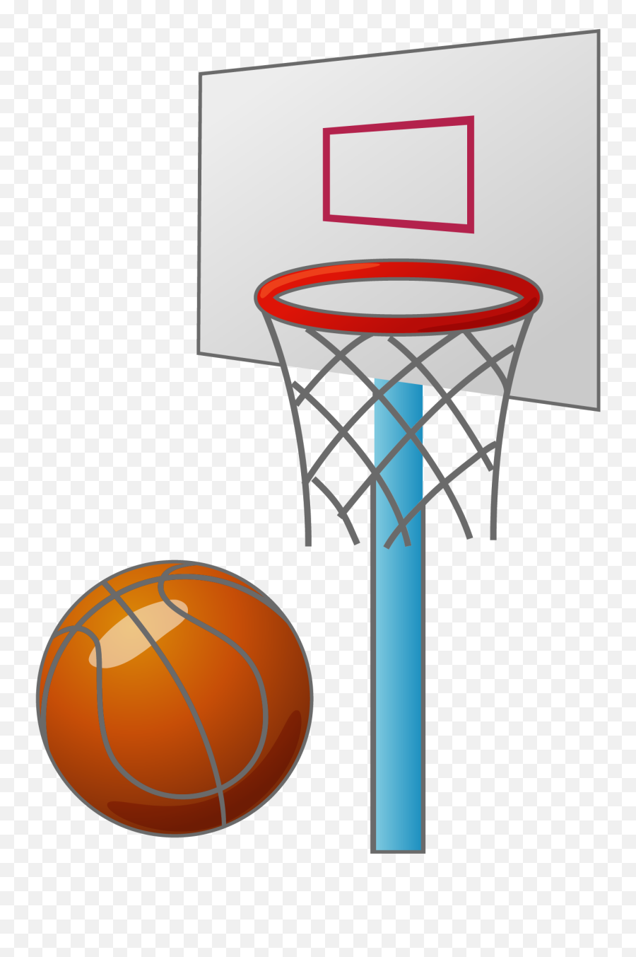 Basketball Backboard Court - Basketball Court In Cartoon Png,Cartoon Basketball Png
