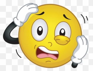 61 Confused Cartoon Fa Clipart Clipartlook - Face png