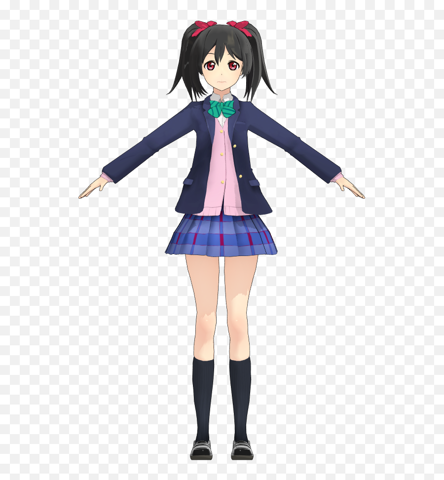 Cursed Images Anime Meme - Nico Yazawa 3d Model Png,Nico Yazawa Png