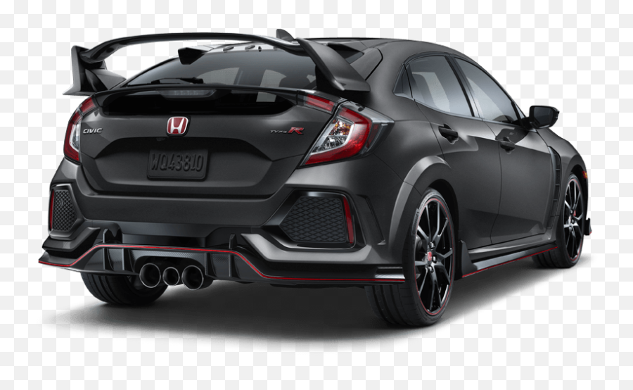 Download 2017 Honda Civic Type R Rear Angle - Honda Civic Civic Type R Vs Mustang Png,Honda Civic Png