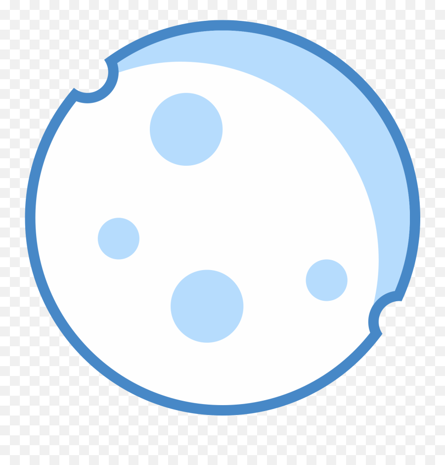 Full Moon Icon - Material Design Moon Icon Clipart Full Circle Png,Moon Icon Png