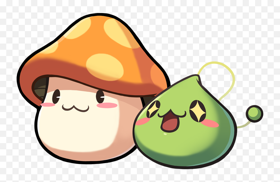 Whats Your Maplestory - Maplestory Mushroom And Slime Png,Maplestory Png