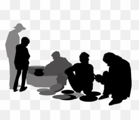 Download People Sitting Silhouette Png
