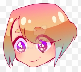 Mistletoesart - Anime Girl Head Png