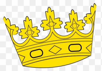 Download Hd Big Tilted Crown Clip Art - Transparent Crown Clip Art Png,Cartoon Crown Png