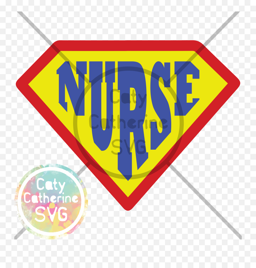 Super Hero Superman Nurse Nursing Svg Cut File - Superman Png,Superman Logo Font
