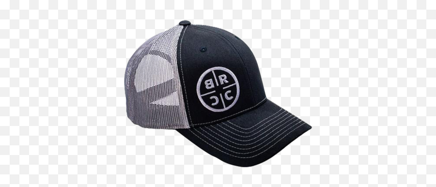 Brcc Circle Logo Trucker Hat - Black Wgrey Mesh Black Rifle Coffee Company Hat Png,Gray Circle Png