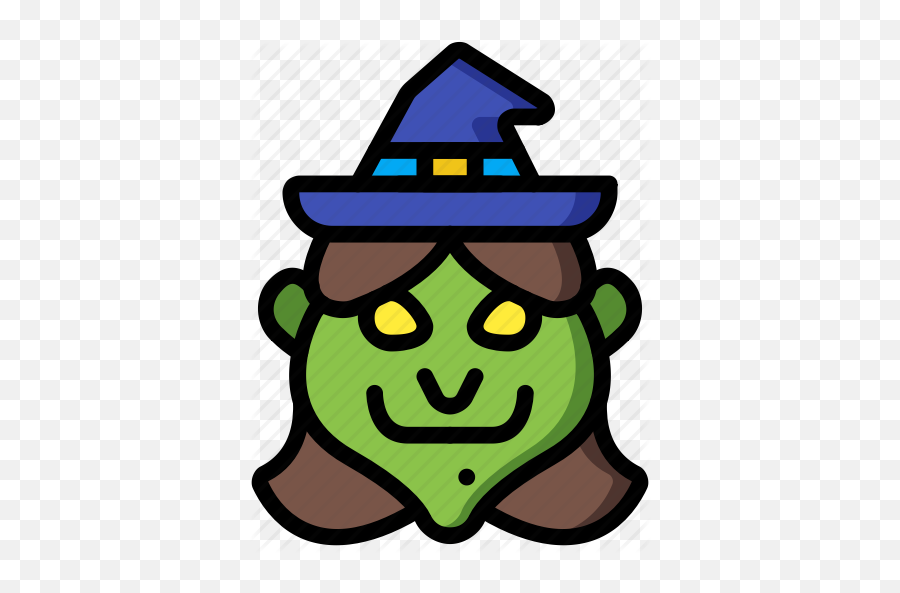 Creepy Evil Happy Scary Smile Spells Witch Icon - Download On Iconfinder Costume Hat Png,Creepy Smile Transparent