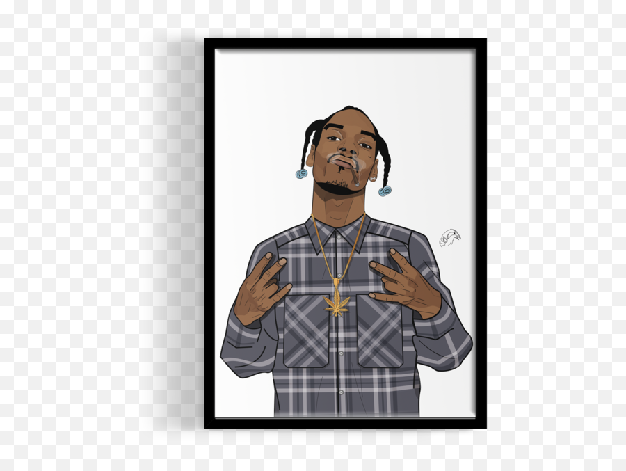 Inspired By Snoop Dogg Print - Picture Frame Png,Transparent Snoop Dogg