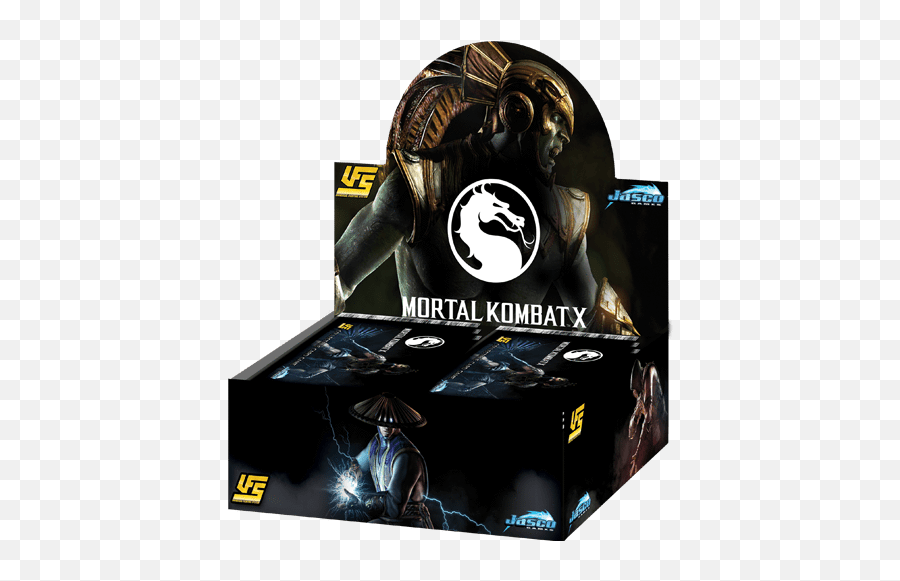 Mortal Kombat X Booster Box Saltire - Mortal Kombat Board Game Png,Mortal Kombat X Logo Png