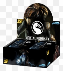 Mortal Kombat X Booster Box Saltire - Mortal Kombat Board Game Png,Mortal Kombat X Logo Png