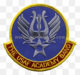 Usaf Air Force Academy Band Patch - Mission Bbq Png,Air Force Academy Logo