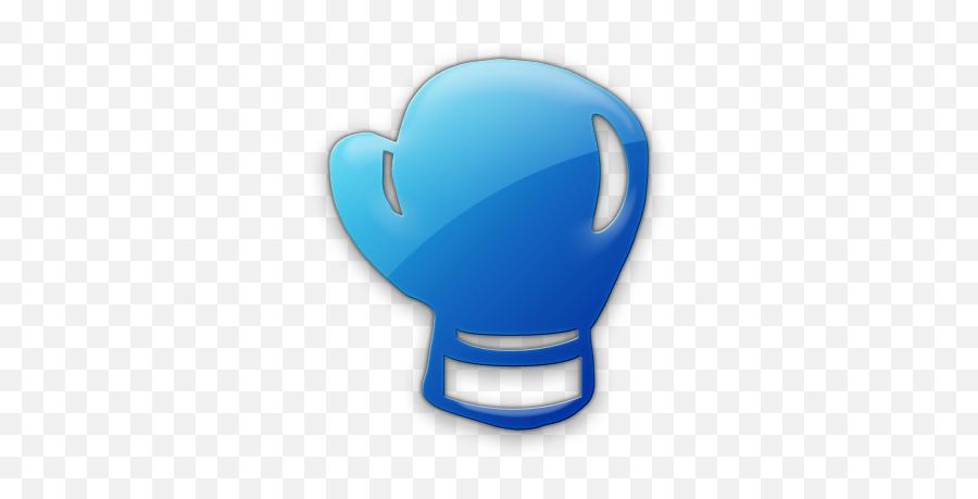 Blue Boxing Gloves Clipart - Blue Boxing Glove Cartoon Png,Boxing Glove Logo