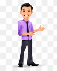 Happy Vector Businessman Transparent U0026 Png Clipart Free - Cartoon Png