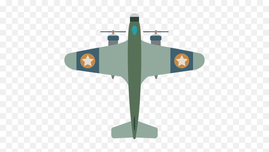 Transparent Png Svg Vector File - Propeller Airplane Top View,Top Aircraft Icon
