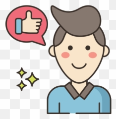 Satisfied Free Vector Icons Designed By Flat Hello - Png Vector
