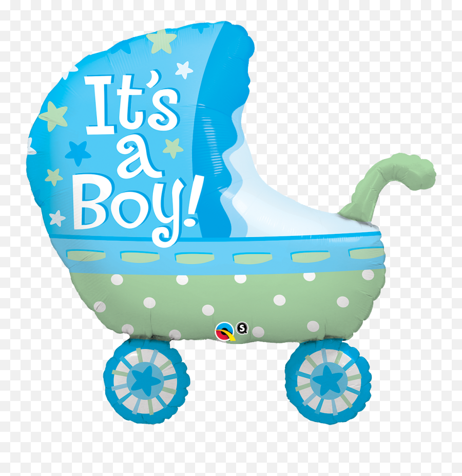 Green Clipart Baby Carriage - Its A Boy Baby Png,It's A Girl Png