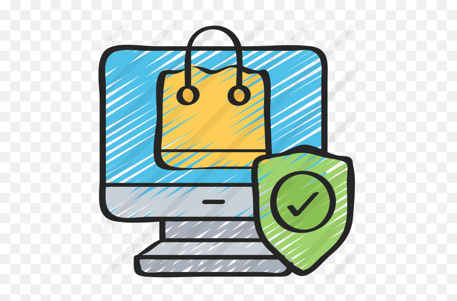 Online Shopping - Vertical Png,Hand Online Shopping Icon