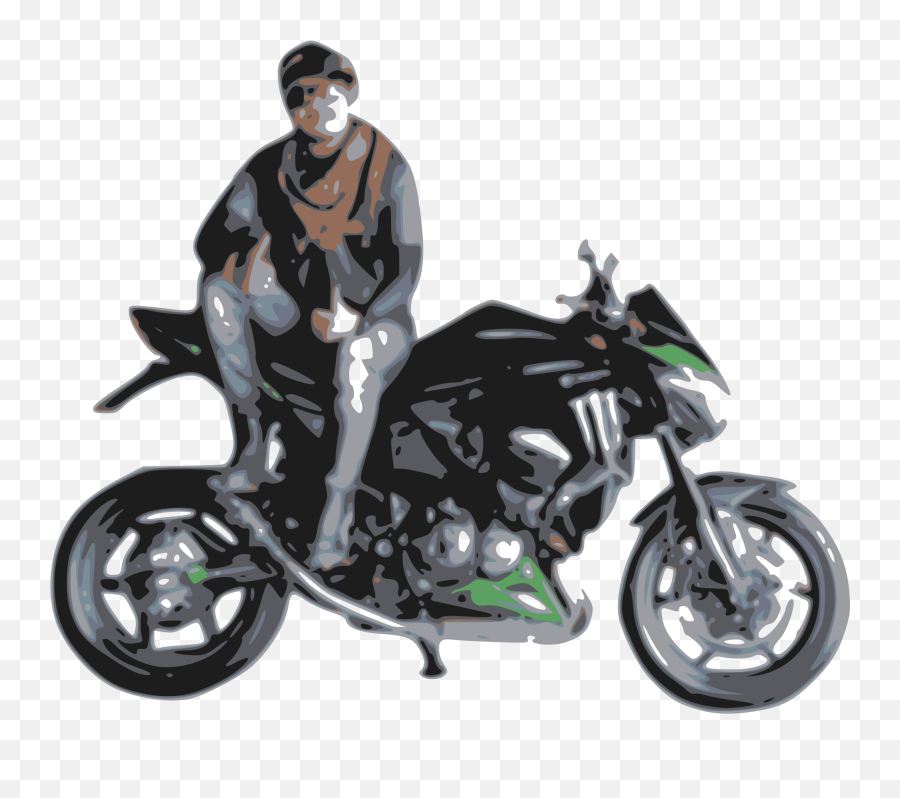 Motorcycle Accessories - Motor Bike Rider Cartoon Png,Icon Airframe Pro Pharaoh