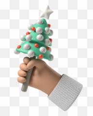 3d Christmas Decorations - Hd Png