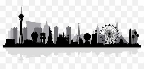 Las Vegas City Skyline Silhouette Png