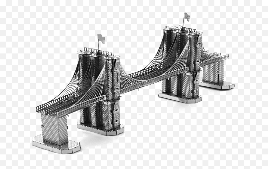 Brooklyn Bridge Png High - Modellino Ponte Di Brooklyn,Brooklyn Bridge Png