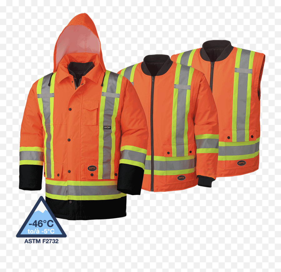 High Visibility Outerwear Lawlor Safety - Impermeable Haute Visibilité Png,Tingley Icon Rain Gear