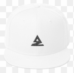 Icon Snapback Hat - White png