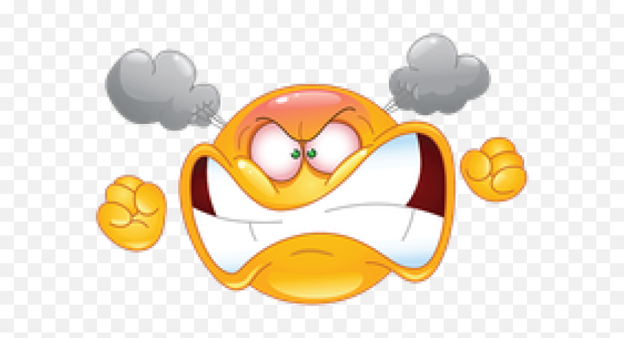 Angry Emoji Png Transparent Image - Angry Emoticon,Surprised Emoji Transparent Background