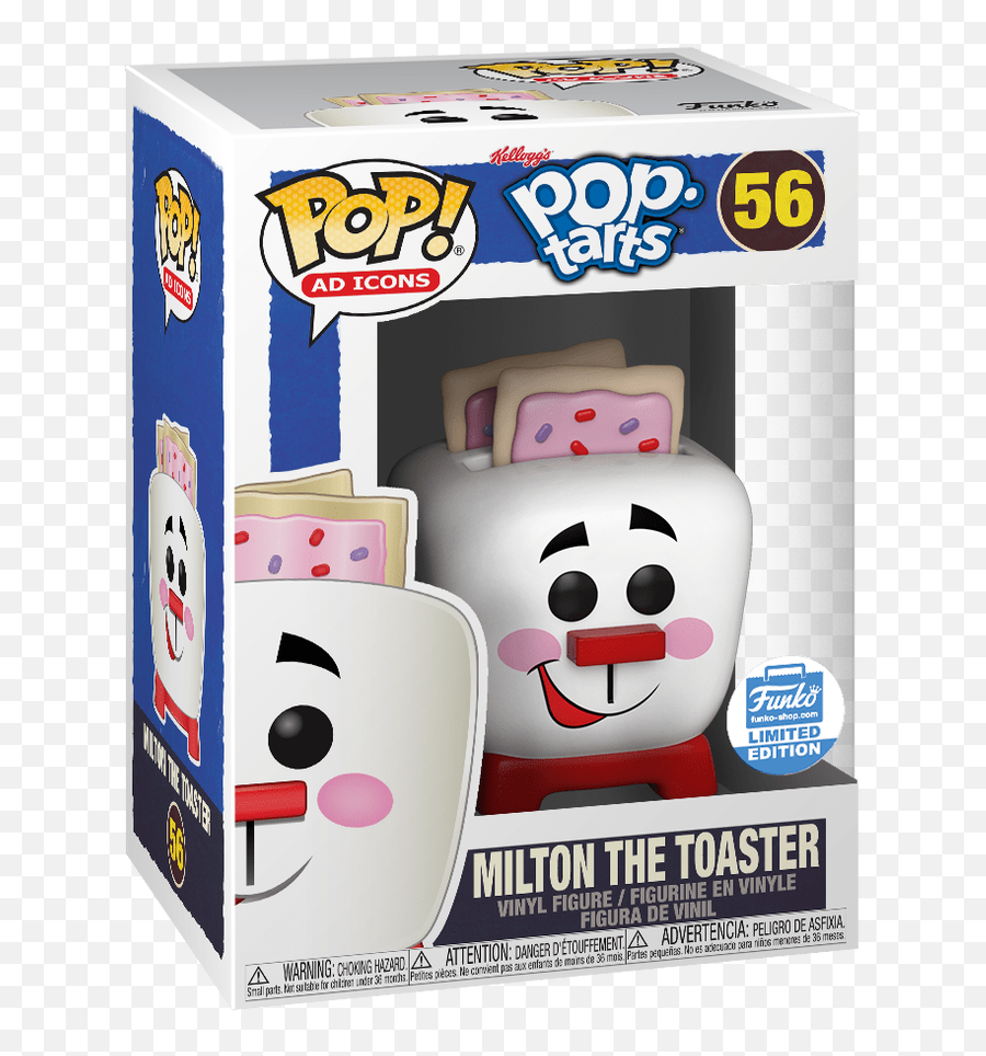 Pop Ad Icons Tarts Milton The Toaster 56 - Milton The Toaster Funko Pop Png,Tvc Icon
