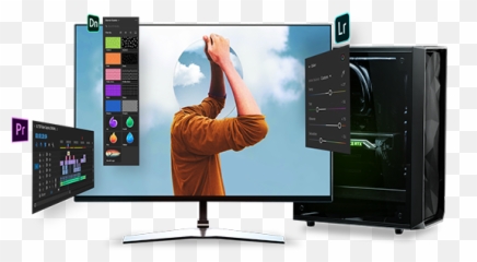 Gigabyte U2014 Rtx Studio Laptops Now With 3 Months Of Adobe - Lcd Display png