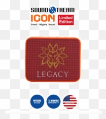 Legacy Icon Limited Edition By Soundstream - Red and Orange Dot png
