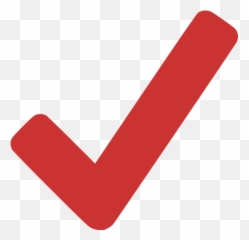 Persian Red Checkmark Icon - Mark Transparent png