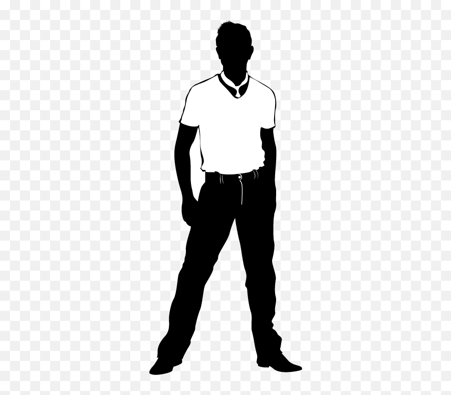 Silhouette Computer File - Male Models Png Download 380 Male Model Silhouette,Models Png