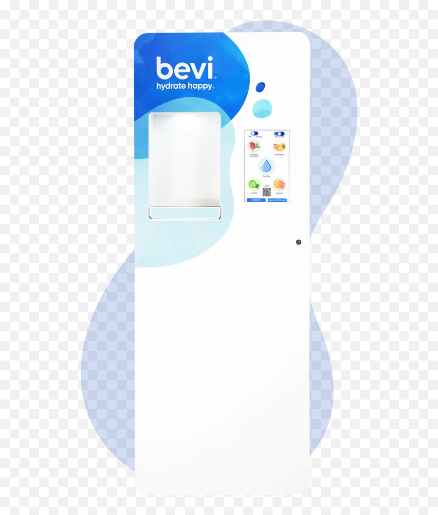 Standup Water Dispenser The 15 Bevi Now Touchless - Vertical Png,Water Dispenser Icon