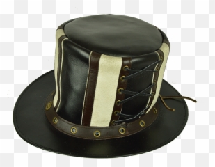 Steampunk Victorian Stove Pipe Top Hat - Steampunk Full Leather Png,Steampunk Png