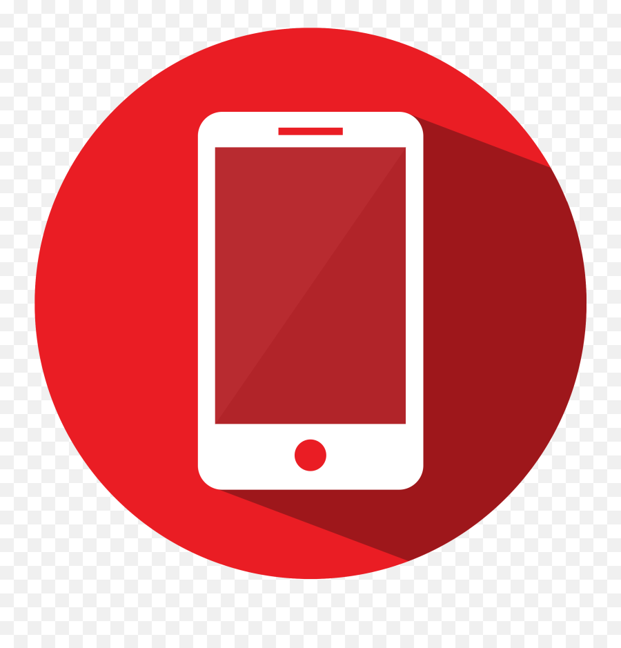 Mobile - Red Transparent Phone Icon Png,Red Phone Png