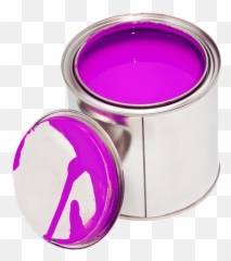 Paint Can 2 - Can Of Purple Paint Transparent Png,Paint Can Png