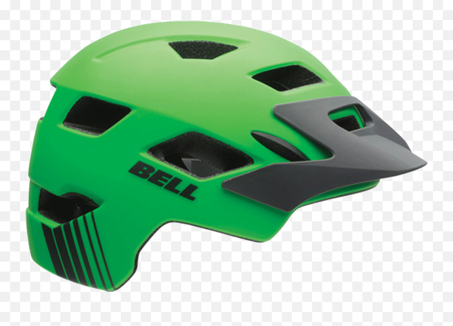 Bell Sidetrack Youth Helmet Kryptonite Green - Bicycle Helmet Png,Kryptonite Png
