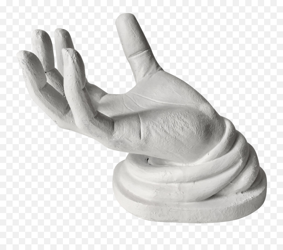 Vintage Plaster Hand Sculpture Png Master