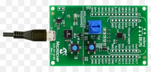 Download Xpress Connected 01 - Microchip Mplab Xpress Microchip Pic16f18855 Evaluation Board Png,Microchip Png
