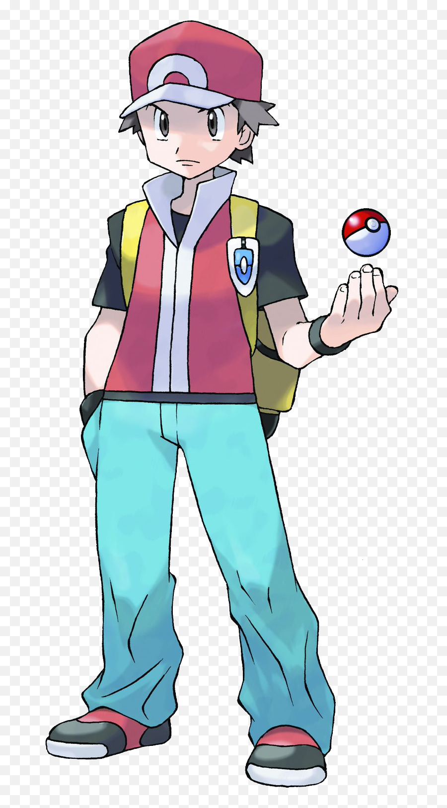 Download Pokemon Trainer Red Png - Pokemon Trainer Red Png,Pokemon Trainer Transparent