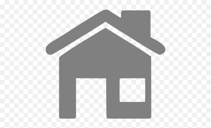 Gray Home 5 Icon - Home Icon Grey Transparent Png,Home Icon Png