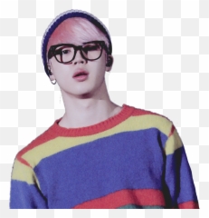 Deokjin Bts Sticker Park Jimin Glasses - Park Jimin Transparent Background Png,Cool Glasses Png