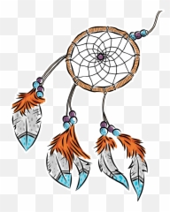 Dream Catcher For Car Vehicle Sticker - Atrapasueños Colorido Png