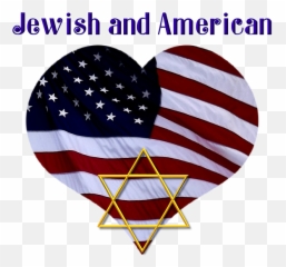 Jewish And American Flag With Star Of David Baby Onesie - png