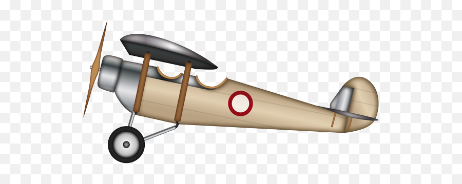 Emoji U2013 The Official Brand Propeller Plane Variant Brown - Model Aircraft Png,Plane Emoji Png
