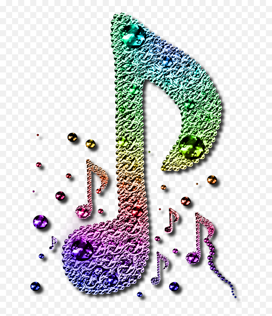 Music Notes Clip Art Png - Music Note Clipart Png Coloured Music Notes In Colours,Music Clipart Png