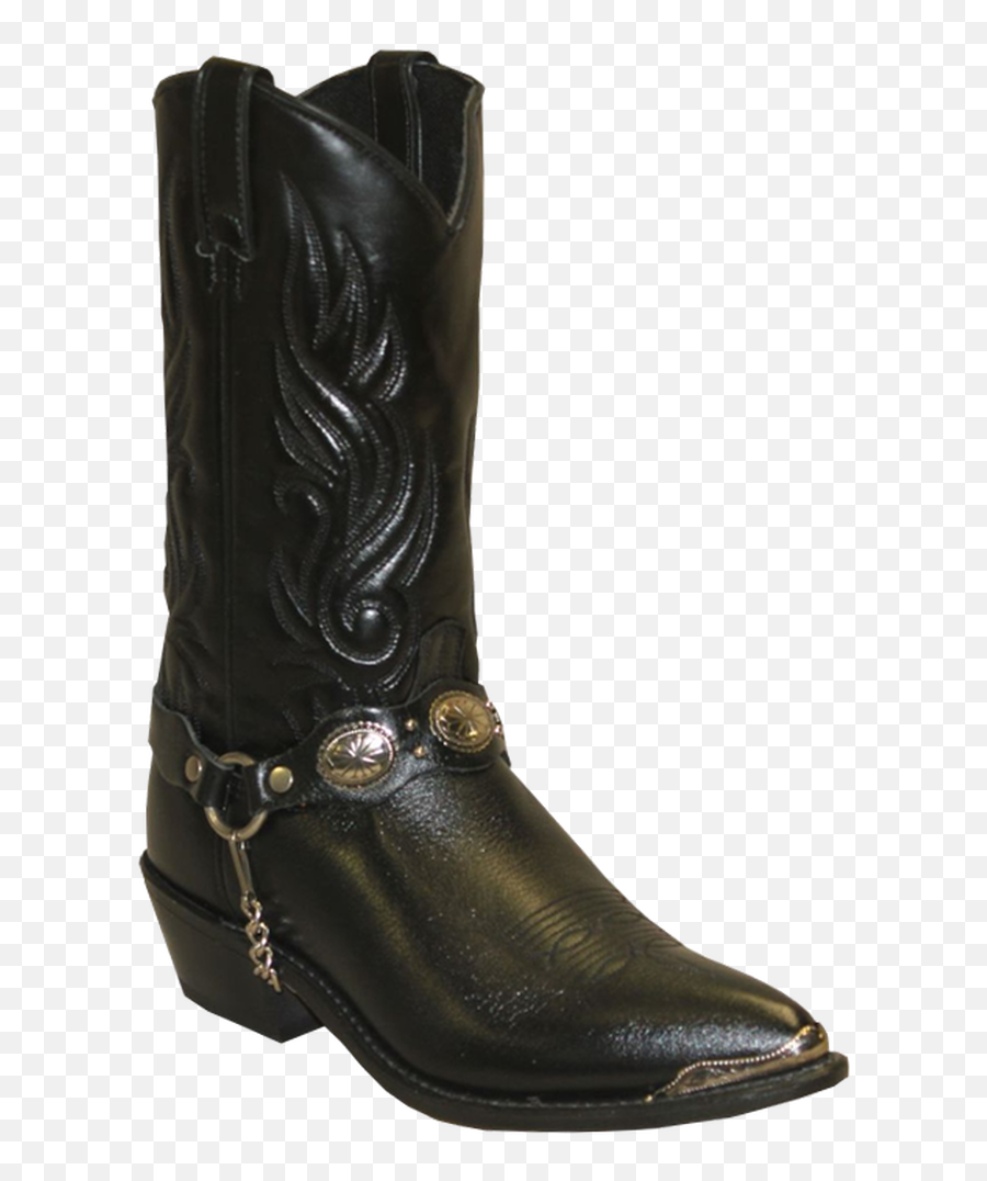 Concho Bracelet Black Cowboy Boots - Boot Png,Cowboy Boot Png